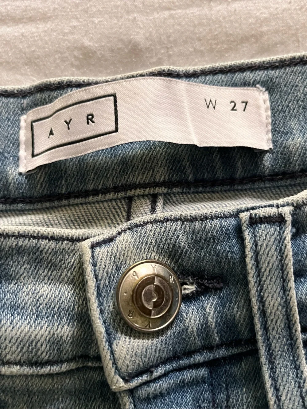 AYR The Pop Jean in Snap Crackle Size 27
